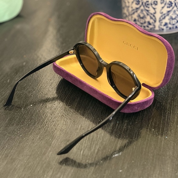 Gucci 55MM Black Sunglasses main image 5